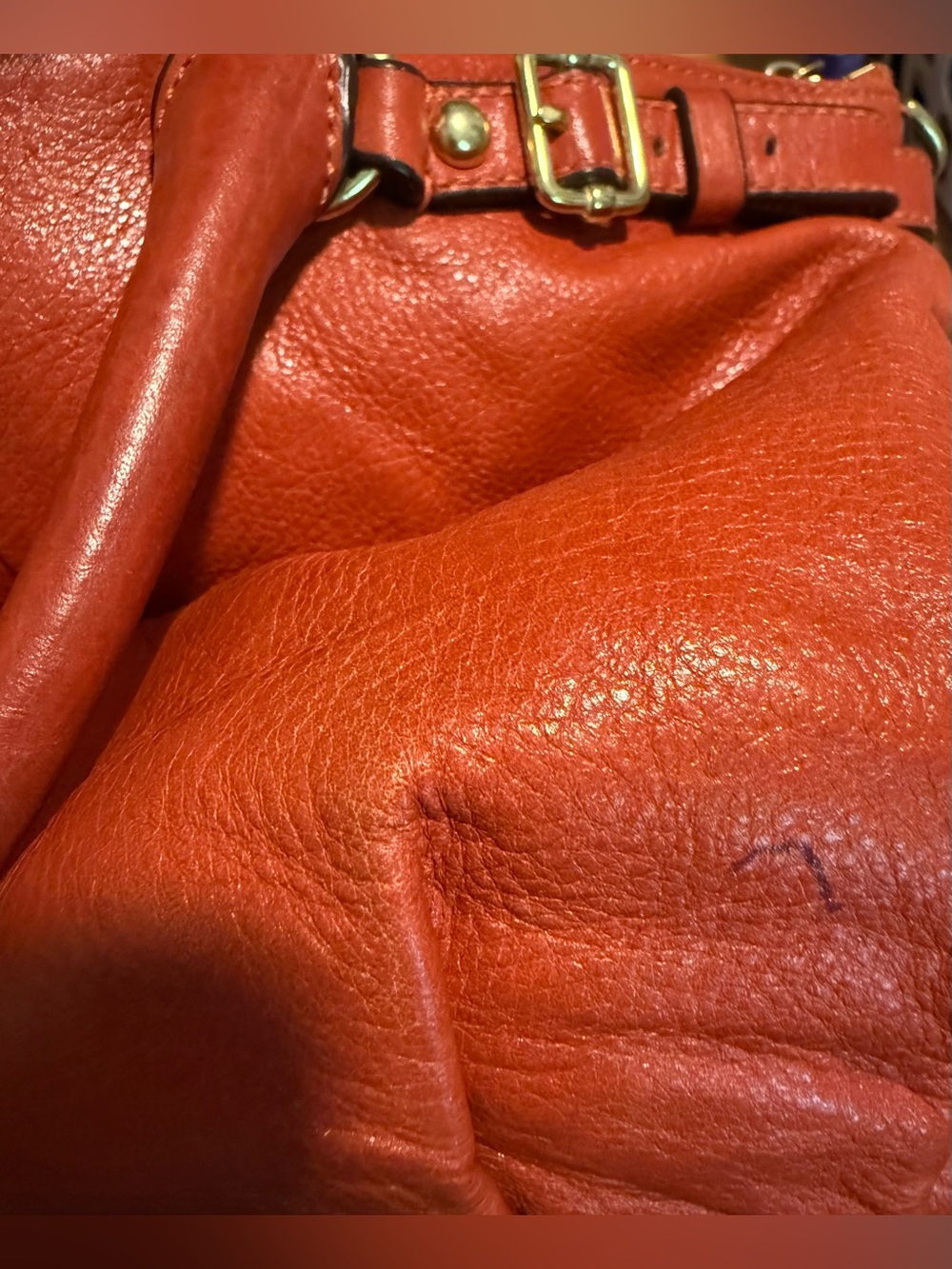 Coach Madison Sophia Satchel Red Leather Crossbody Bag Gold Hardware - Picture 13 of 14